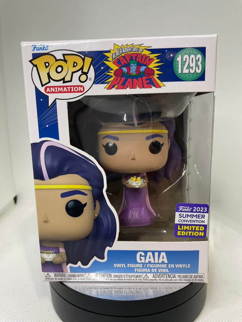 Funko Pop - Captain Planet - Gaia 1293 2023 Summer Convention Exclusive